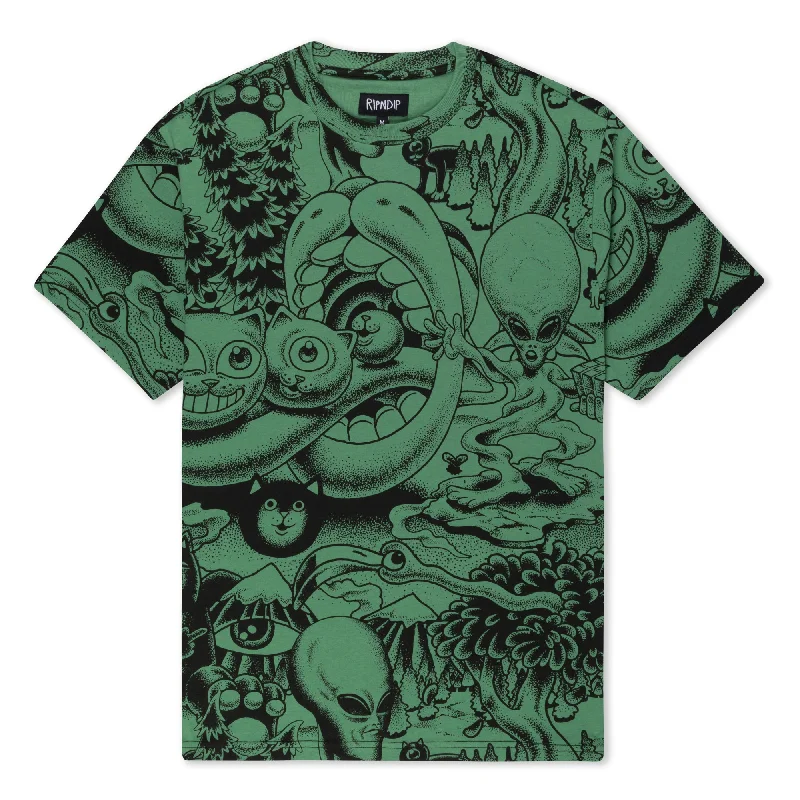 Dark Twisted Fantasy Tee (Olive/Black)