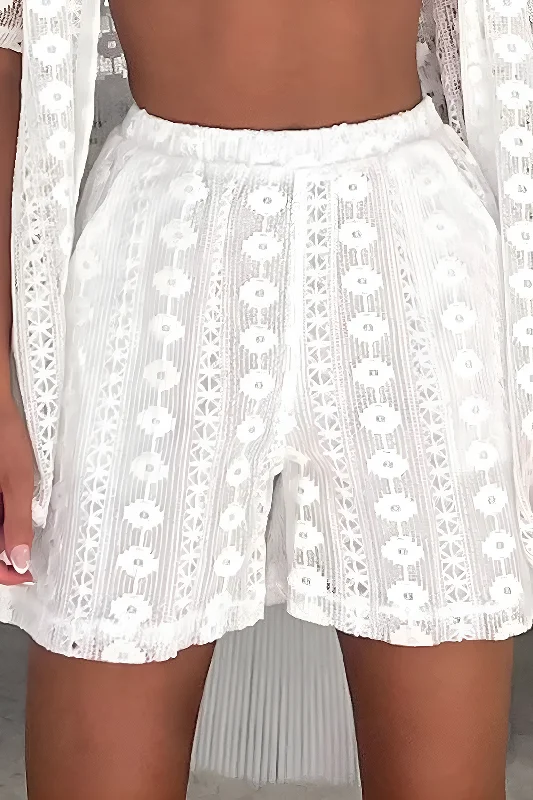 Solid Lace Shorts