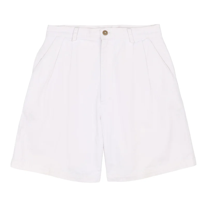 W's Pleated Twill Shorts