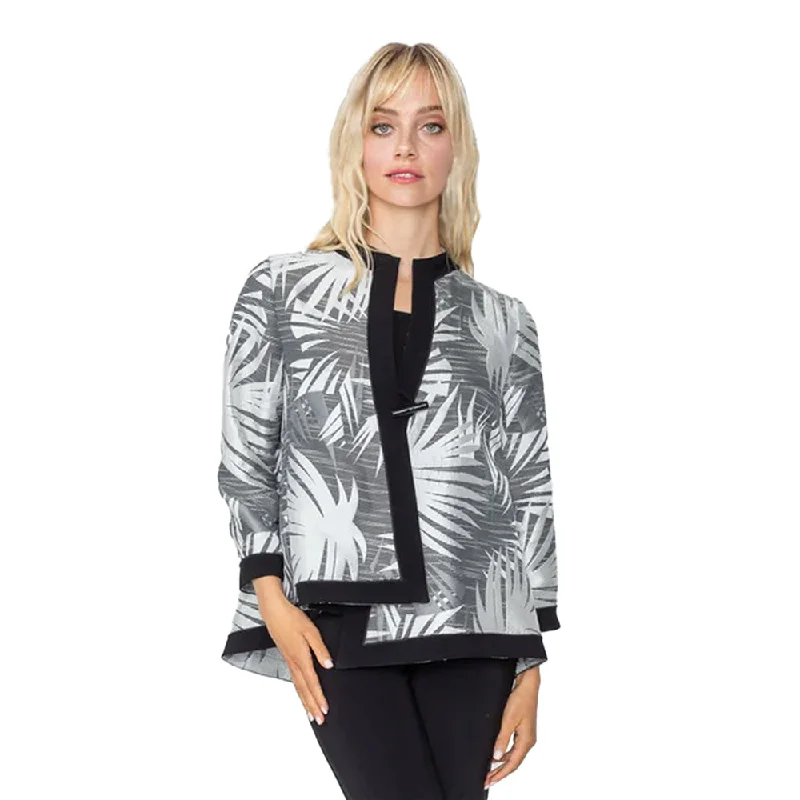 IC Collection "Tropical Silver" One-Button Jacket - 5493J-WT