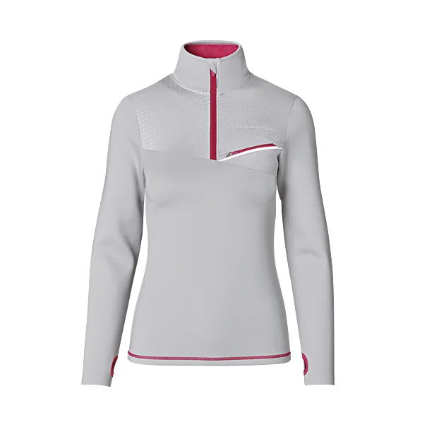 Porsche Women's Long Sleeve Zip Up- Sport Collection