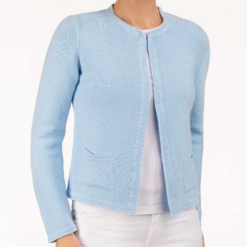 2 Pocket Cardigan in Giorgio Blue