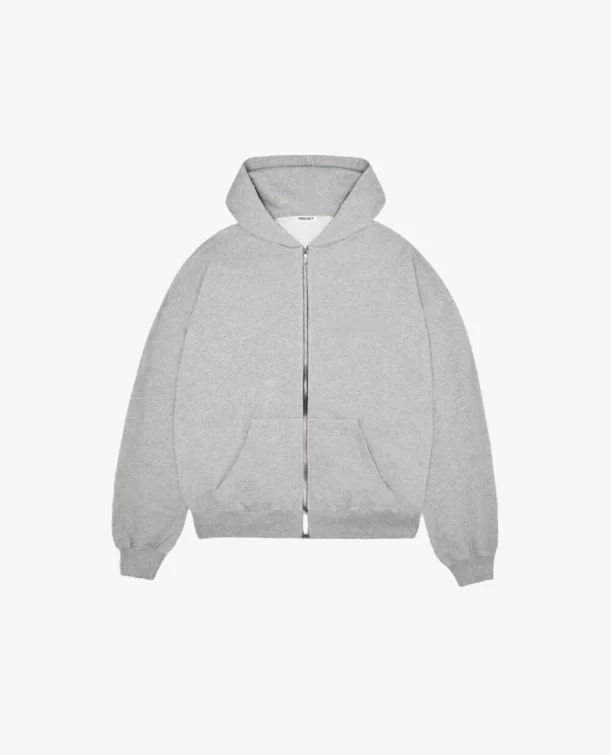 COZY ZIP UP - GREY