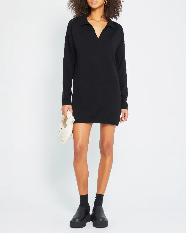 Hailey Cashmere Polo Dress