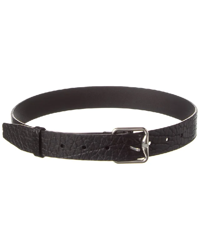 Burberry B Buckle Leather Belt