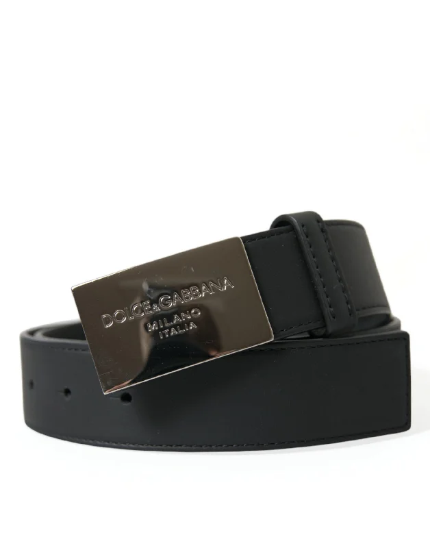 Dolce & Gabbana  Leather  Metal Buckle Men Men's Belt