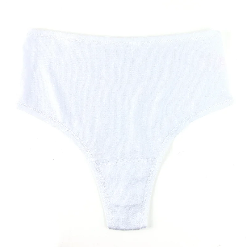 Playstretch Hi-Rise Thong | White