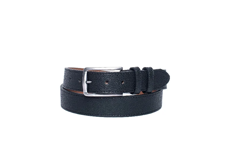 Lucca Black Floater Mens Belt