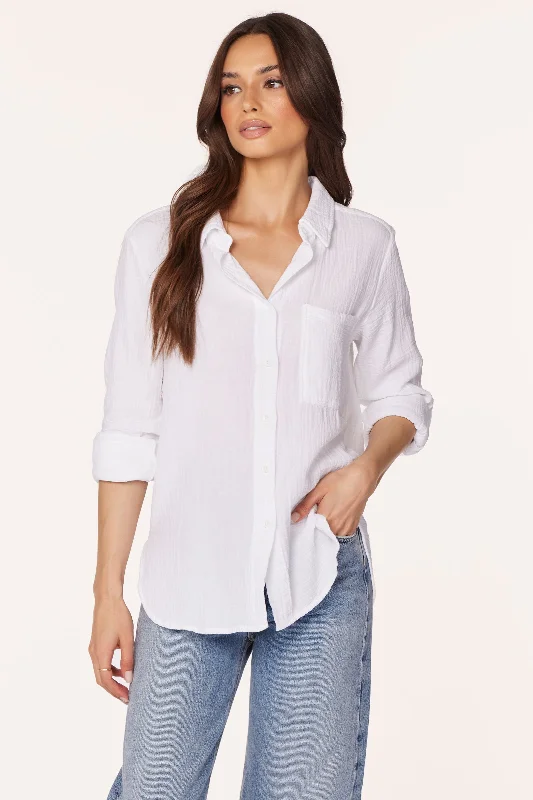 ROLL SLEEVE BUTTON FRONT SHIRT