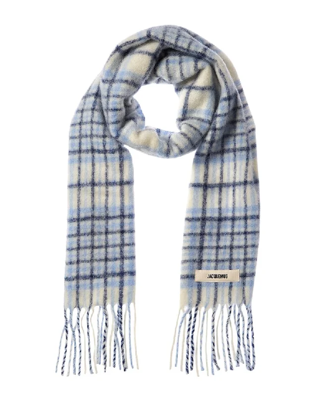 Jacquemus L'écharpe Carro Mohair & Wool-Blend Scarf