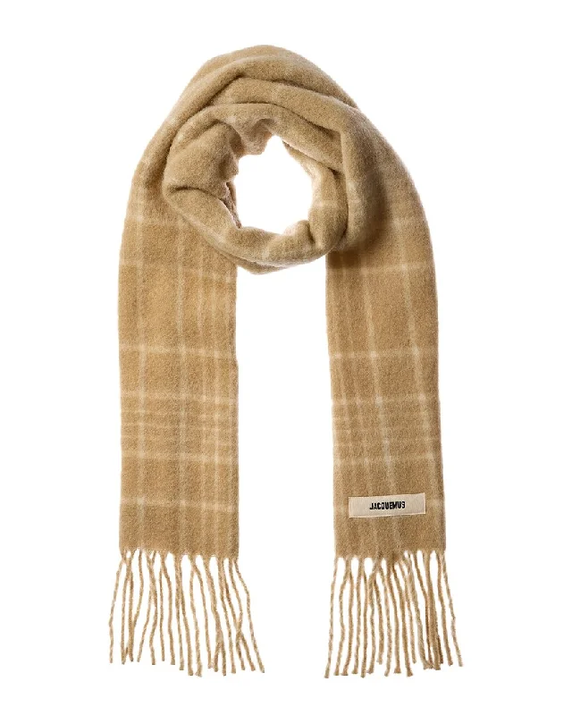 Jacquemus L'écharpe Carro Mohair & Wool-Blend Scarf