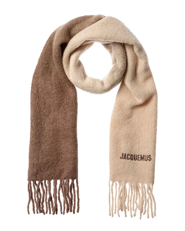 Jacquemus L'écharpe Moisson Alpaca-Blend Scarf