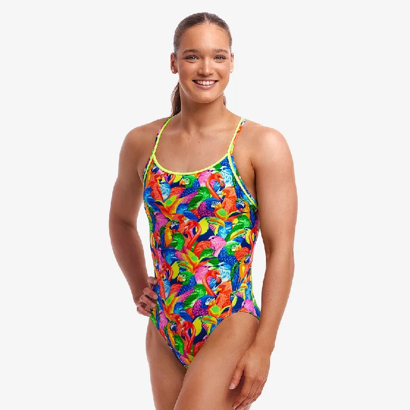 Ladies Diamond Back One Piece | Bright Birds