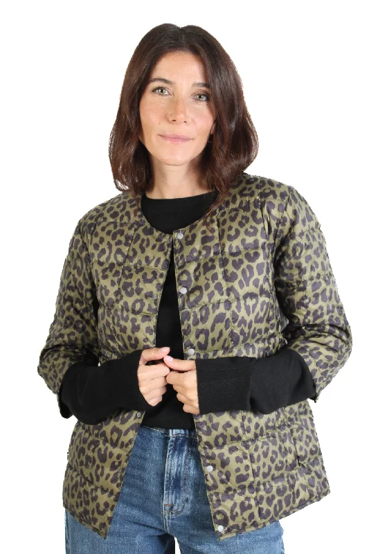 Leopard Quarter Sleeve Jacket