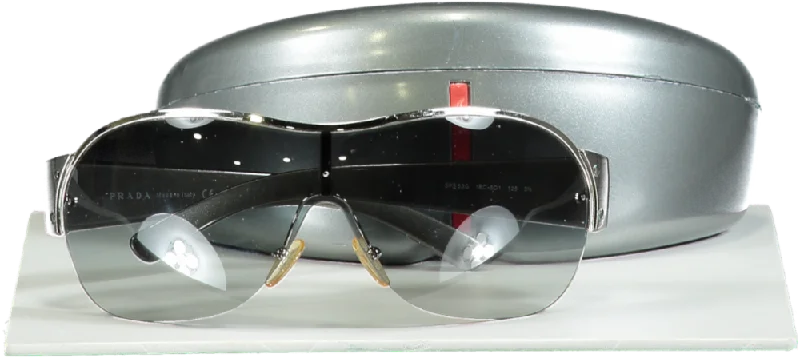 Prada Grey Gradient Sunglasses SPS 53G in case