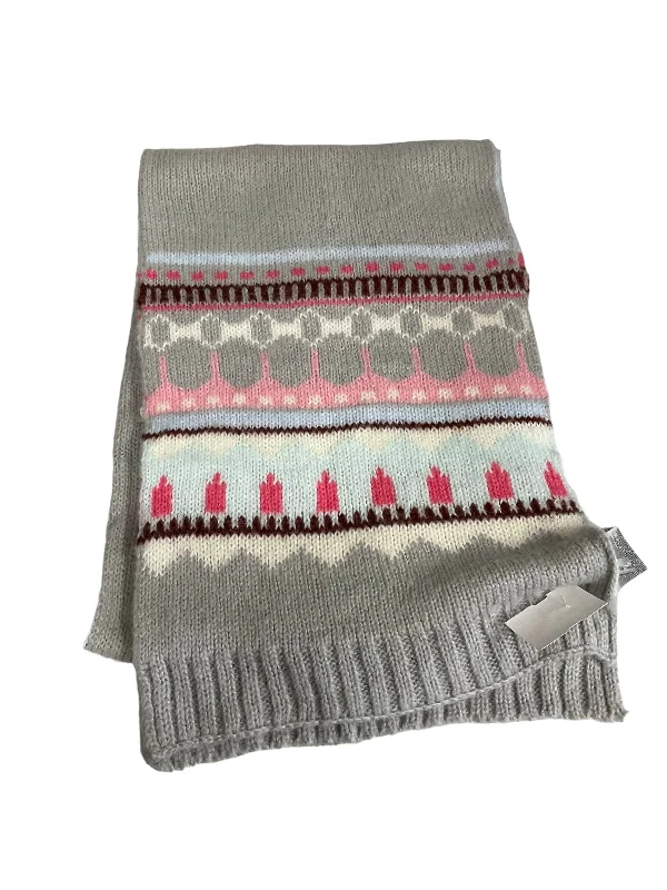 Scarf Winter By Gap In Grey & Pink