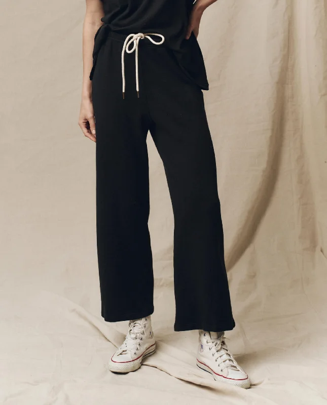 The Lap Sweatpant. Solid -- Almost Black